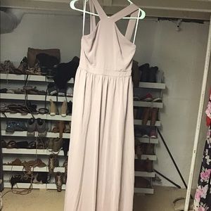 Bridesmaid dress plum